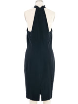 Bill Blass Beaded Cage Neckline Dress Dress arcadeshops.com