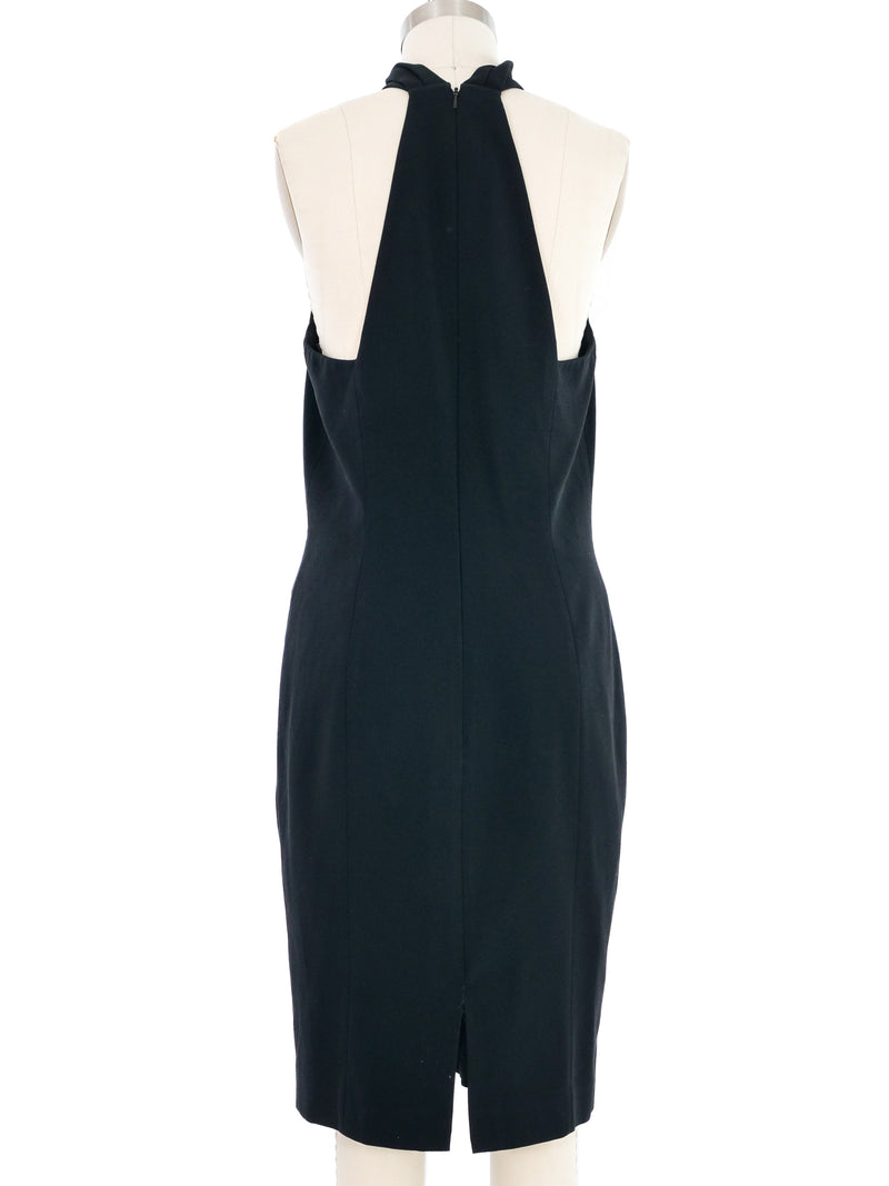 Bill Blass Beaded Cage Neckline Dress Dress arcadeshops.com