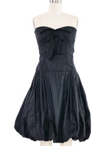 Oscar de la Renta Black Bubble Hem Dress Dress arcadeshops.com