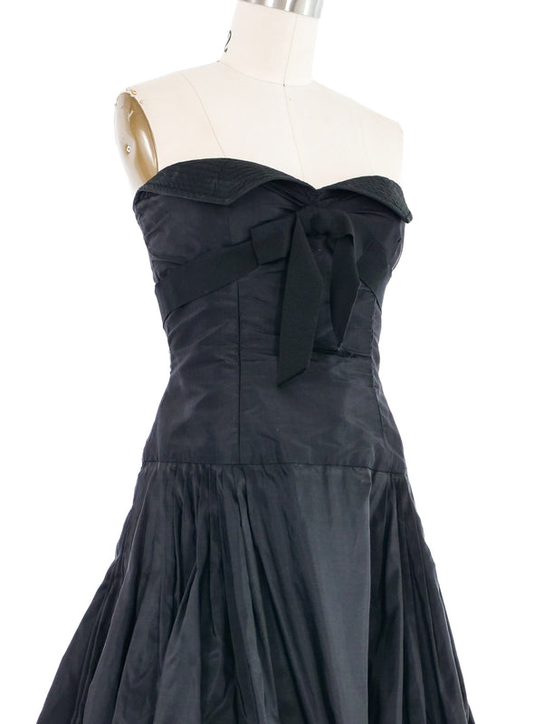 Oscar de la Renta Black Bubble Hem Dress Dress arcadeshops.com