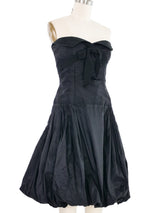 Oscar de la Renta Black Bubble Hem Dress Dress arcadeshops.com