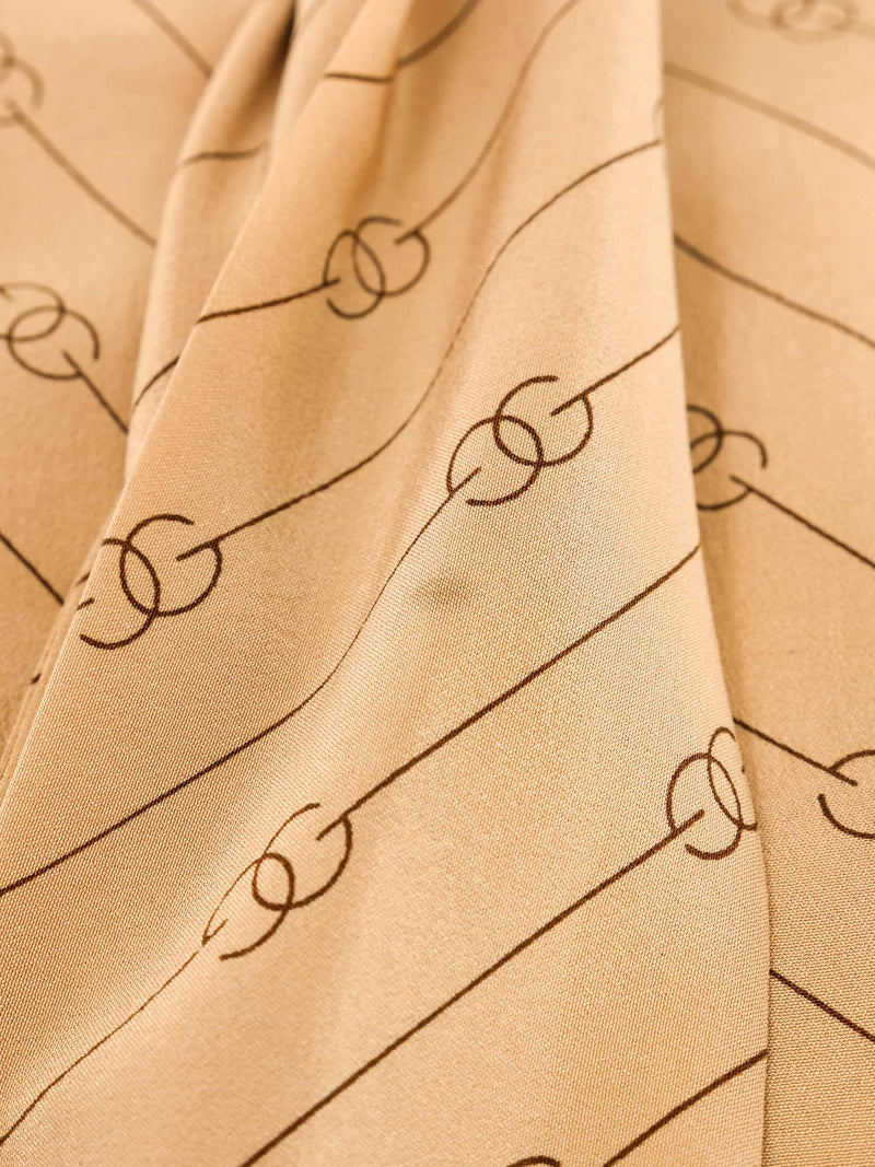 Gucci Silk Monogram Blouse