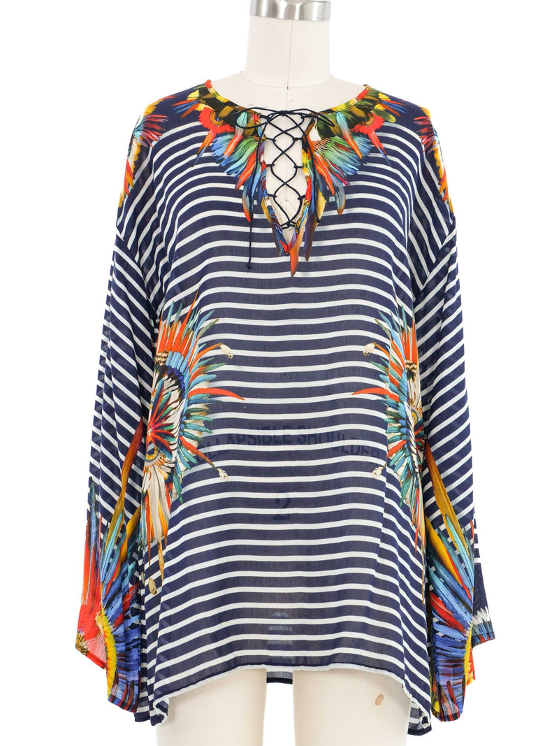 Jean Paul Gaultier Nautical Striped Top Top arcadeshops.com