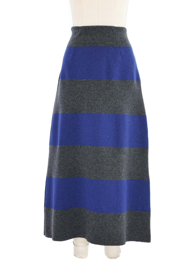 Sonia Rykiel Striped Knit Skirt Bottom arcadeshops.com