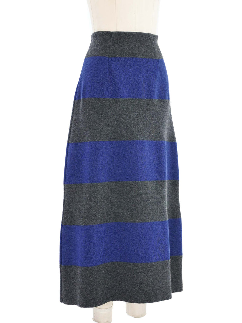 Sonia Rykiel Striped Knit Skirt Bottom arcadeshops.com