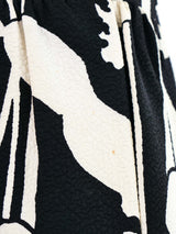 1960s Geoffrey Beene Black and White Dress
