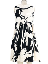 1960s Geoffrey Beene Black and White Dress