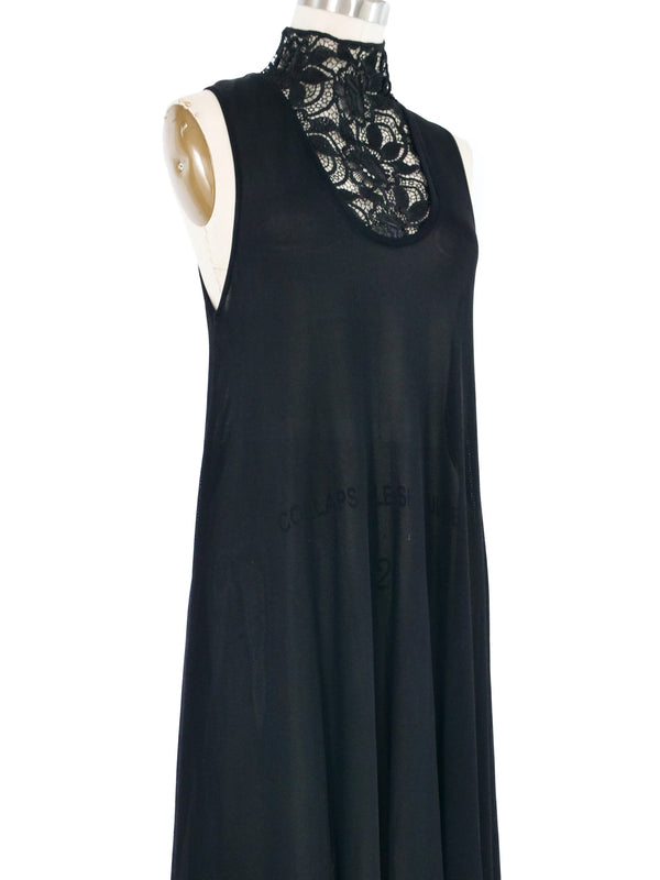 Alexander McQueen High Neck Knit Dress