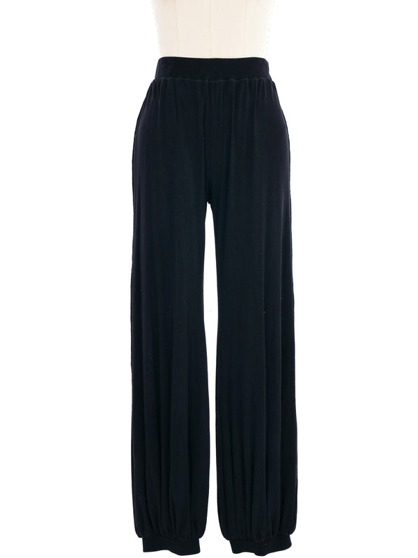 Jean Paul Gaultier Black Mesh Pants Bottom arcadeshops.com