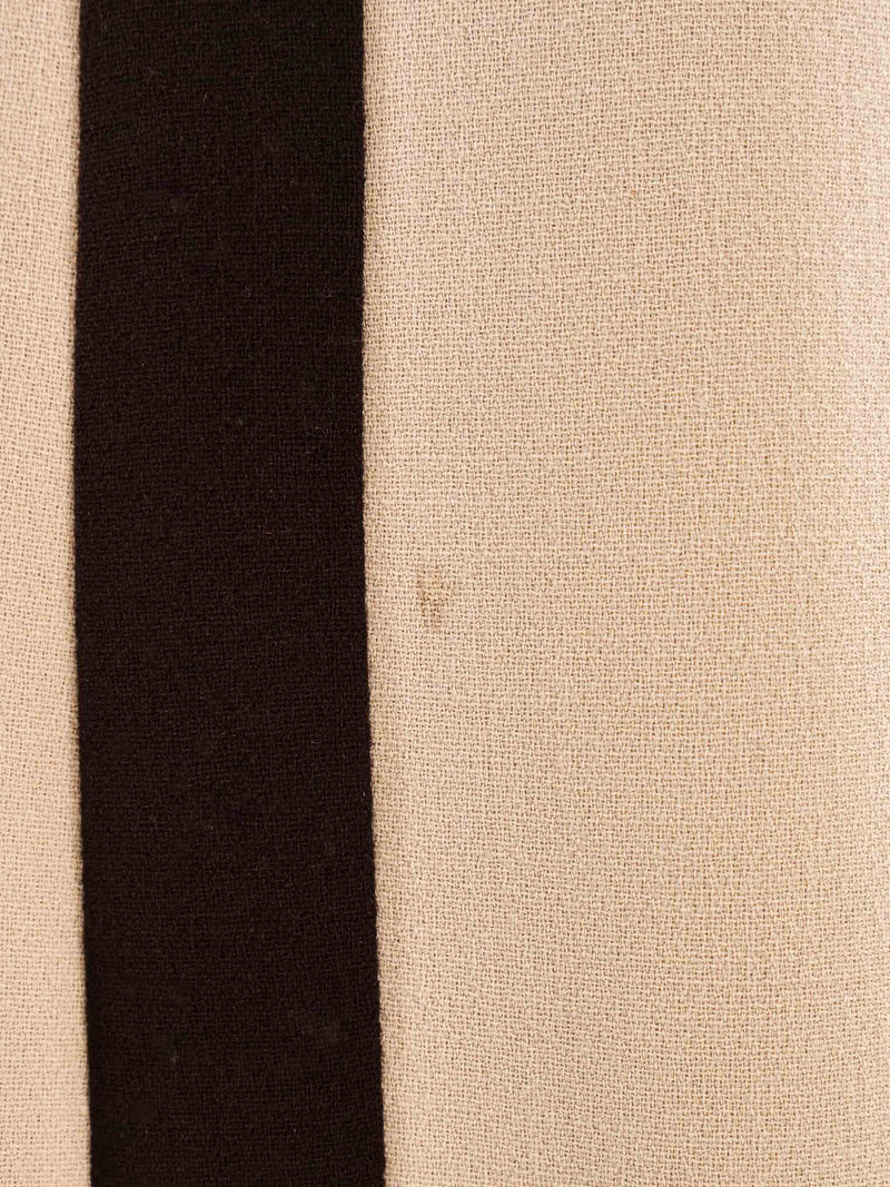 1960s Pierre Cardin Coffee Colorblock Sleeveless Dress Dress arcadeshops.com