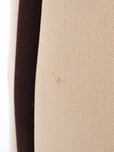 1960s Pierre Cardin Coffee Colorblock Sleeveless Dress Dress arcadeshops.com