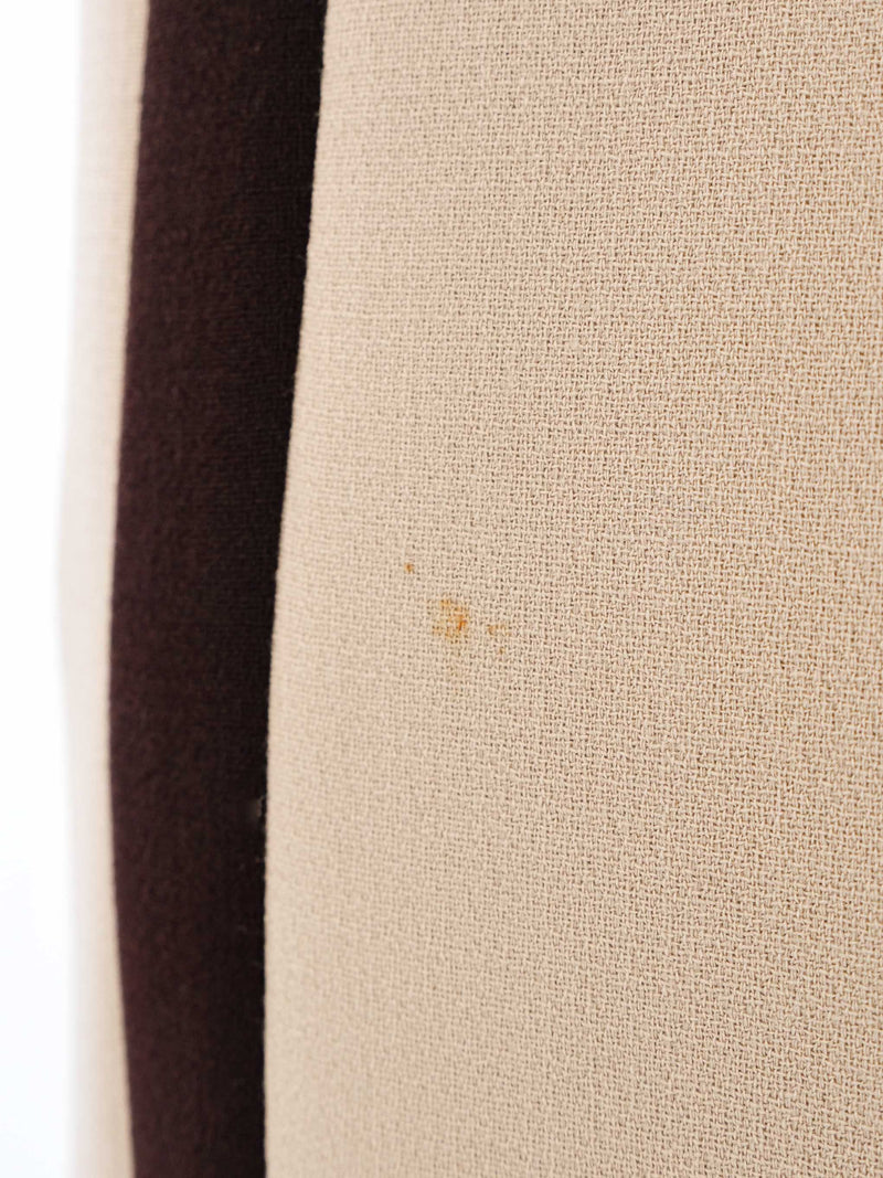1960s Pierre Cardin Coffee Colorblock Sleeveless Dress Dress arcadeshops.com