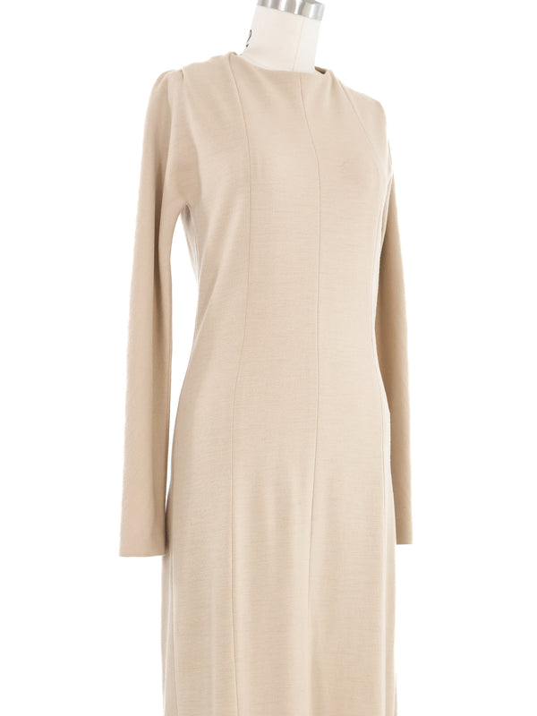 Geoffrey Beene Beige Braid Trim Dress Dress arcadeshops.com