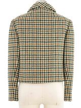 1960s Geoffrey Beene Houndstooth Cropped Jacket Outerwear arcadeshops.com