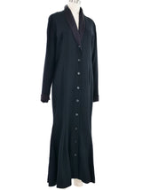 Karl Lagerfeld Black Coat Dress Dress arcadeshops.com