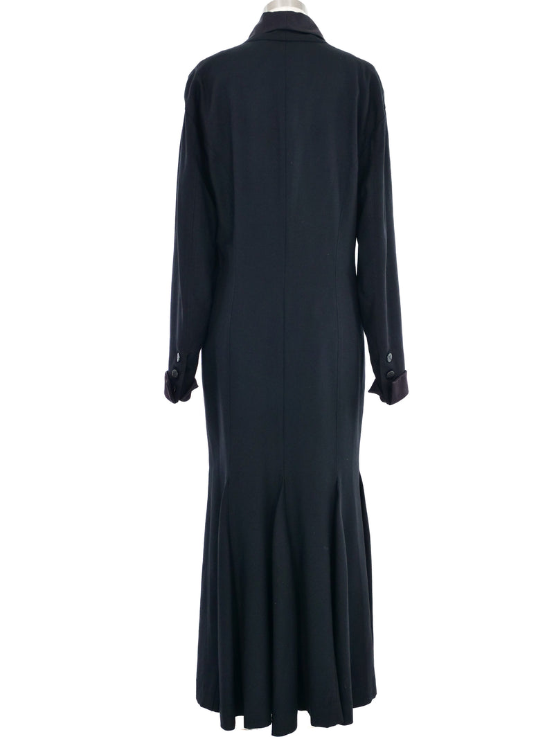 Karl Lagerfeld Black Coat Dress Dress arcadeshops.com