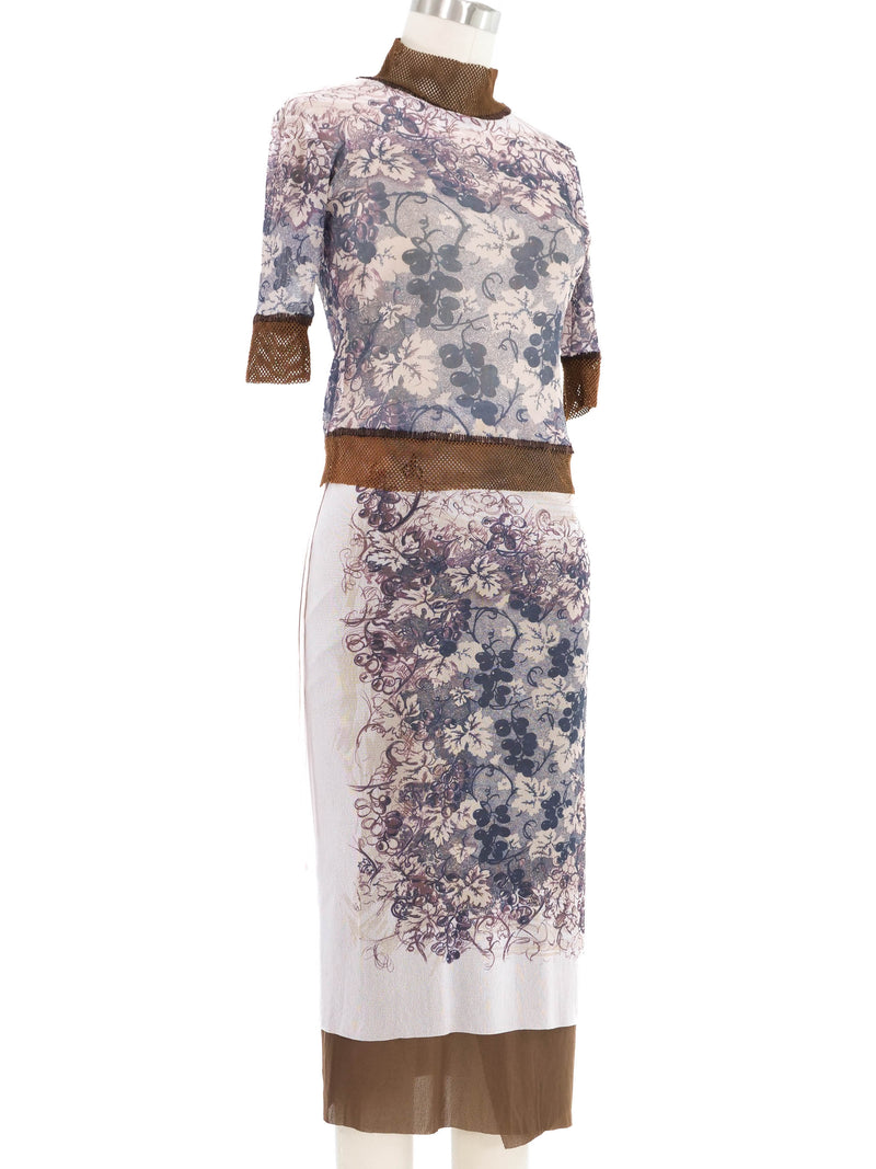 Jean Paul Gaultier Wrap Skirt Ensemble Suit arcadeshops.com