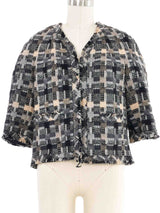2005 Chanel Tweed Cropped Jacket Jacket arcadeshops.com