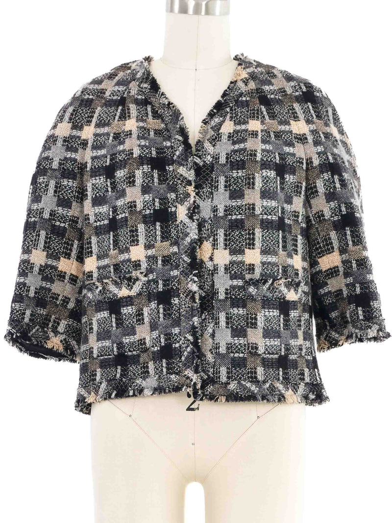 2005 Chanel Tweed Cropped Jacket Jacket arcadeshops.com