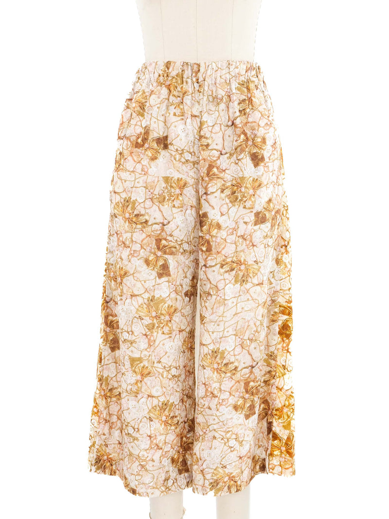 2018 Comme des Garcons Printed Pant Ensemble Suit arcadeshops.com