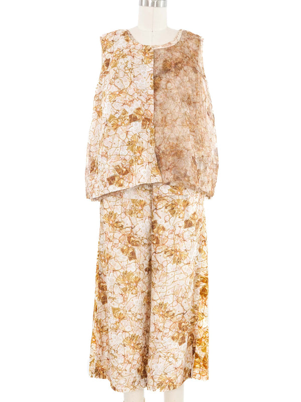 2018 Comme des Garcons Printed Pant Ensemble Suit arcadeshops.com