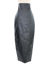2024 Rick Owens Lido Black Denim Wiggle Skirt Bottom arcadeshops.com