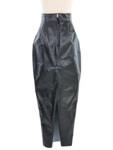2024 Rick Owens Lido Black Denim Wiggle Skirt Bottom arcadeshops.com