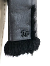2002 Chanel Lambskin Fur Trim Blazer Dress arcadeshops.com