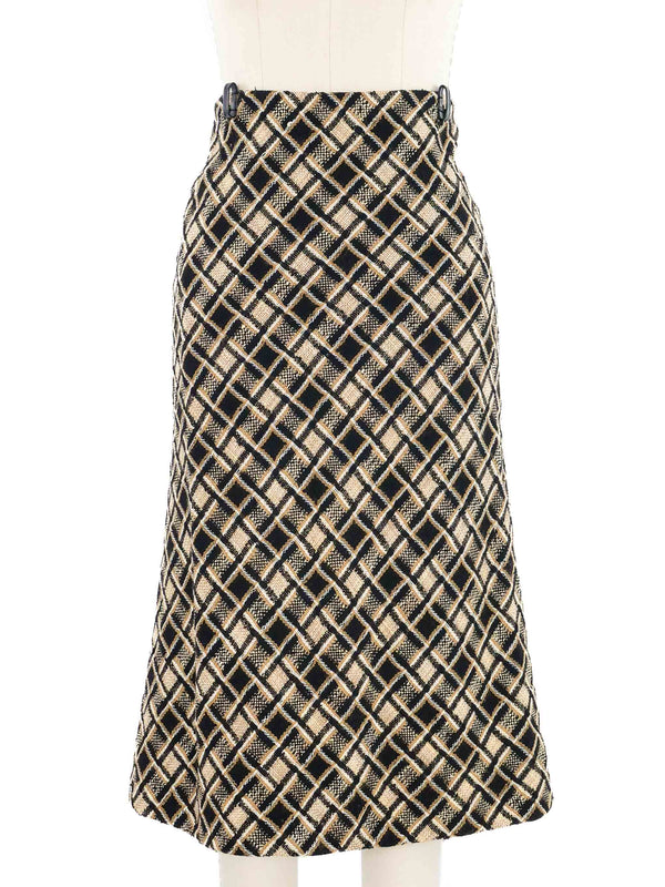 1950s Balmain Couture Tweed Skirt Suit