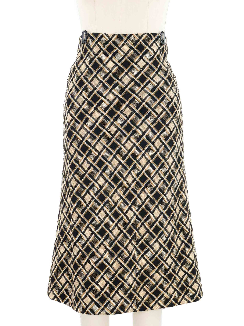 1950s Balmain Couture Tweed Skirt Suit Suit arcadeshops.com