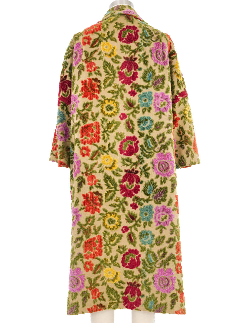 1960s Floral Tapestry Coat Outerwear arcadeshops.com