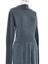 1993 Alaia Sage Green Low Back Knit Dress Dress arcadeshops.com