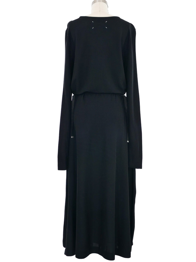 2015 Maison Margiela Black Long Sleeve Dress Dress arcadeshops.com