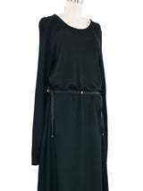 2015 Maison Margiela Black Long Sleeve Dress Dress arcadeshops.com