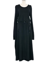 2015 Maison Margiela Black Long Sleeve Dress Dress arcadeshops.com