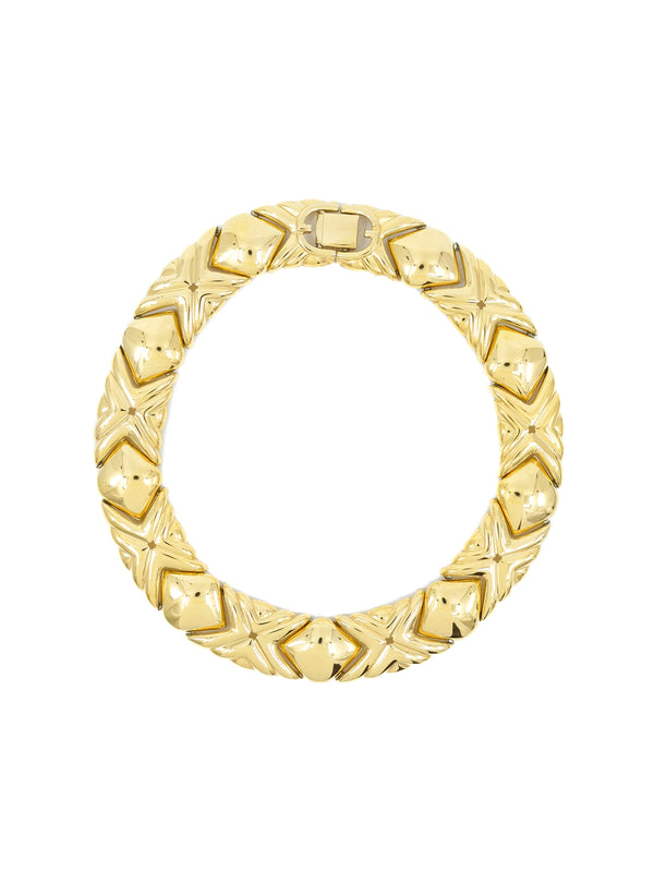 Givenchy Goldtone Starburst Collar Necklace Accessory arcadeshops.com