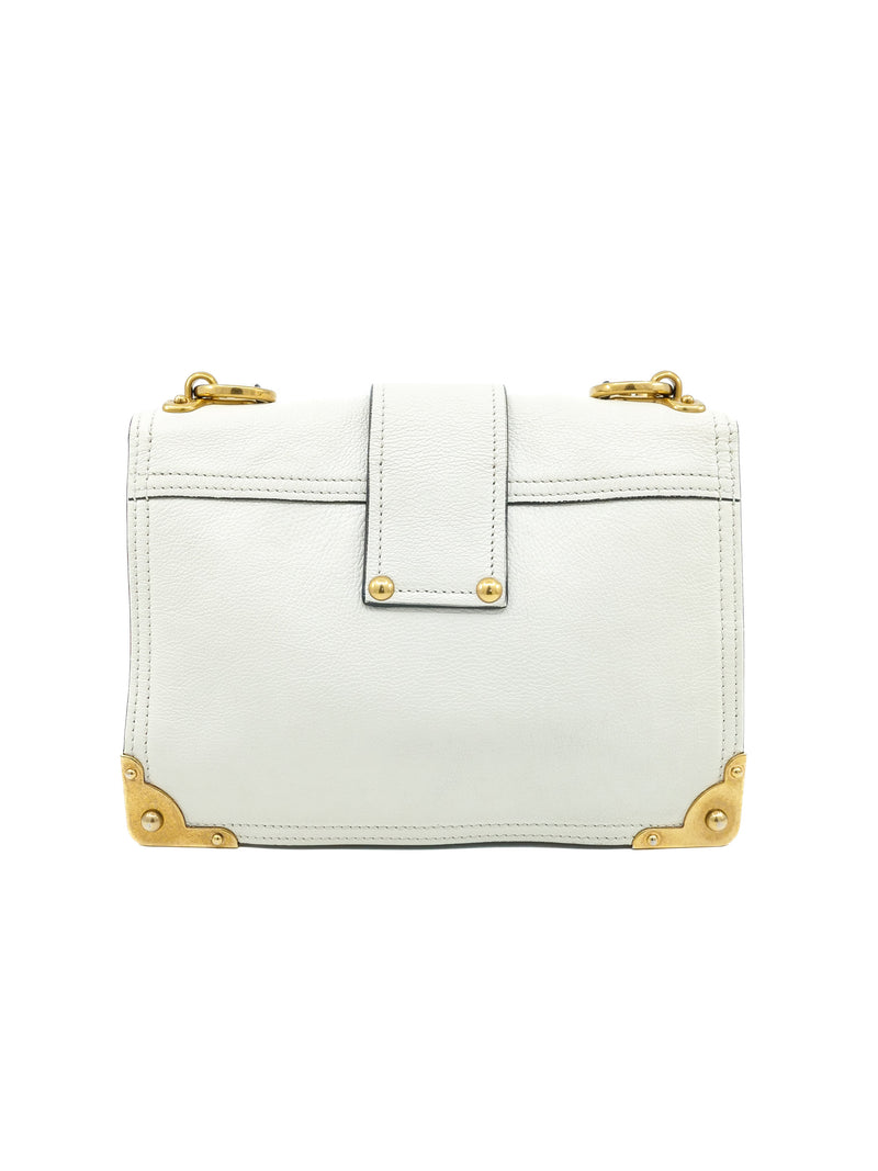 Prada Ivory Calfskin City Cahier Bag Accessory arcadeshops.com