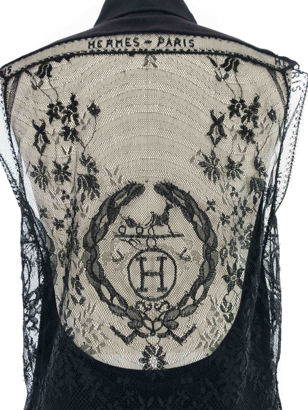 Hermes Chantilly Lace Wrap Dress Dress arcadeshops.com