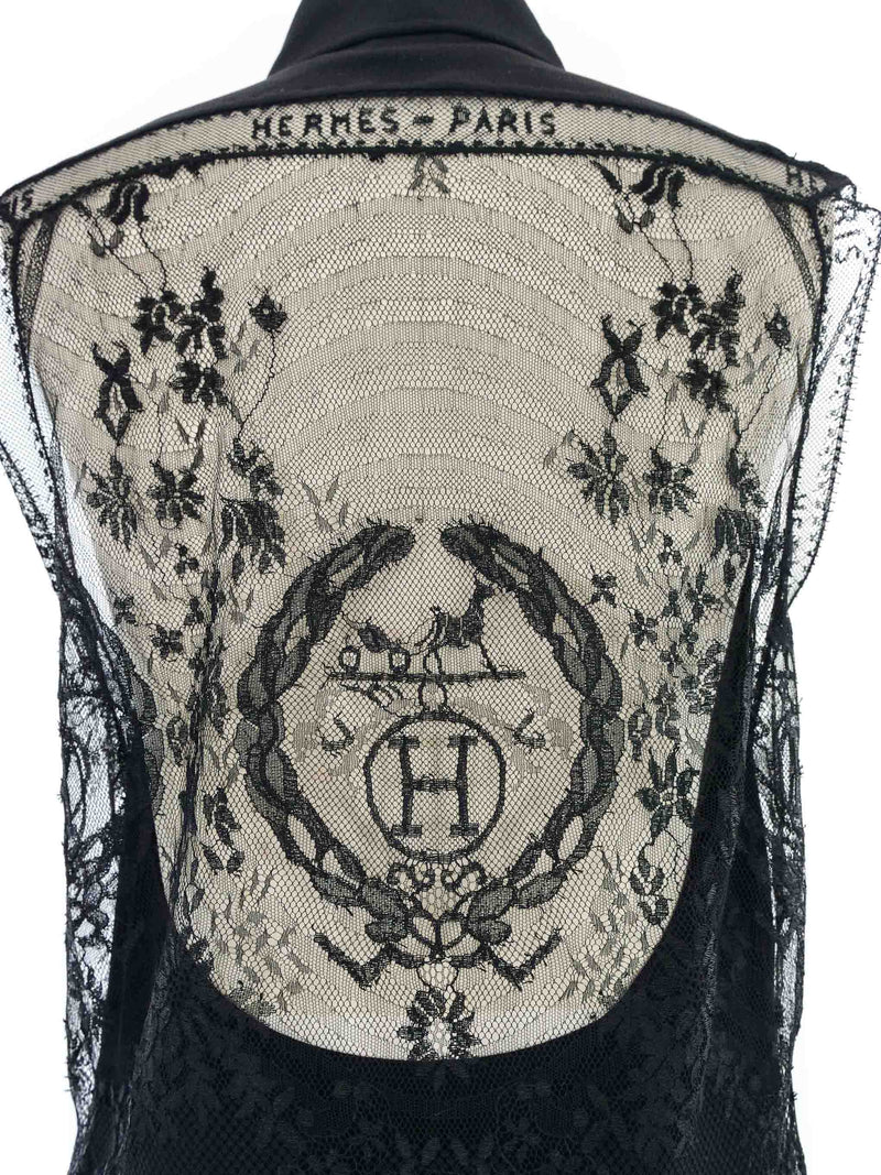 Hermes Chantilly Lace Wrap Dress Dress arcadeshops.com