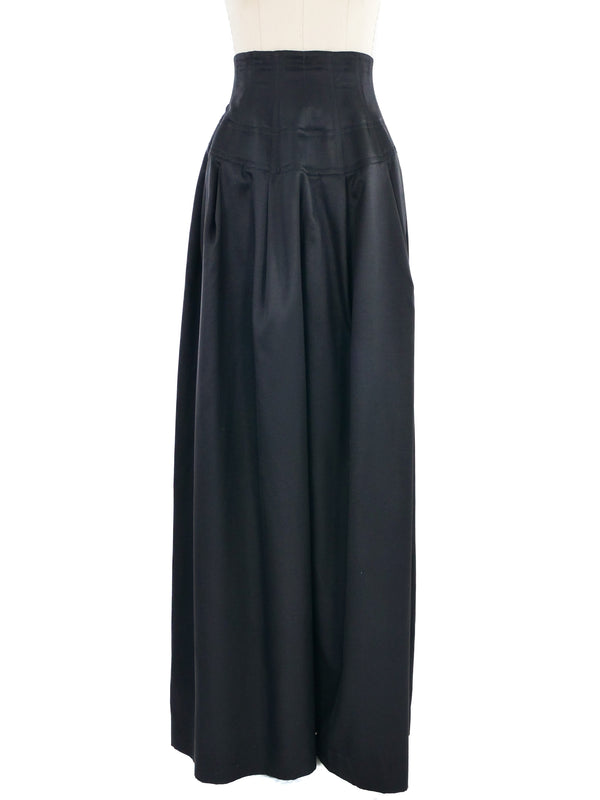 The Row Trude Boned Cumberbund Trousers Bottom arcadeshops.com