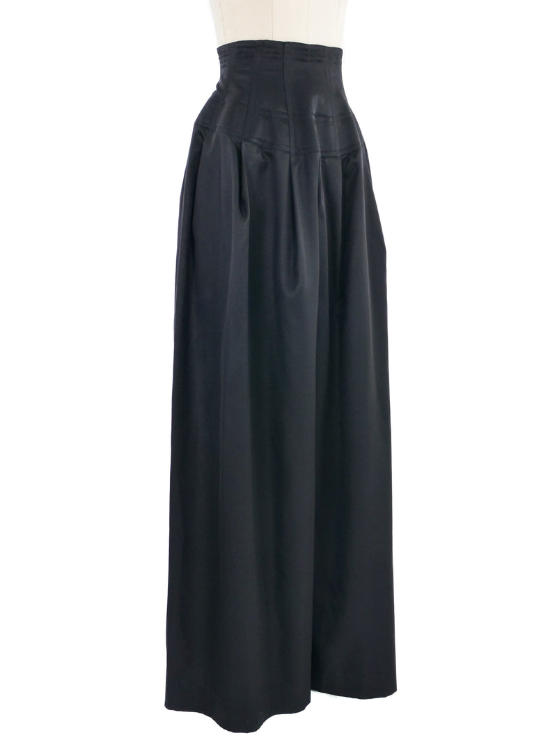 The Row Trude Boned Cumberbund Trousers Bottom arcadeshops.com