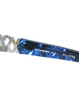 Yves Saint Laurent Blue Tortoiseshell Sunglasses Accessory arcadeshops.com