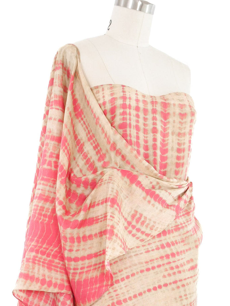2004 Alexander McQueen Silk Tie Dye Cocoon Dress Dress arcadeshops.com