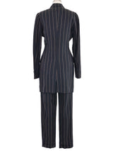 1992 Dolce & Gabbana Pinstriped Pant Suit Suit arcadeshops.com