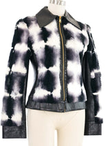 Dolce & Gabbana Rabbit Fur and Leather Jacket Jacket arcadeshops.com