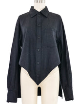 Celine High Low Angular Wool Top Top arcadeshops.com