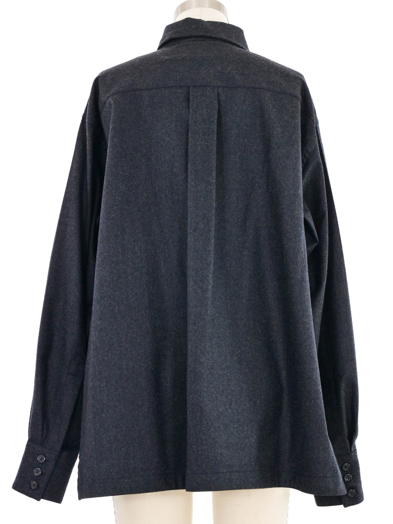 Celine High Low Angular Wool Top Top arcadeshops.com