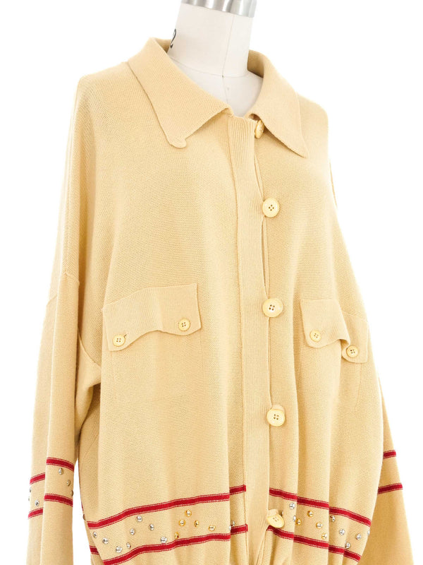 Sonia Rykiel Studded Cardigan Top arcadeshops.com