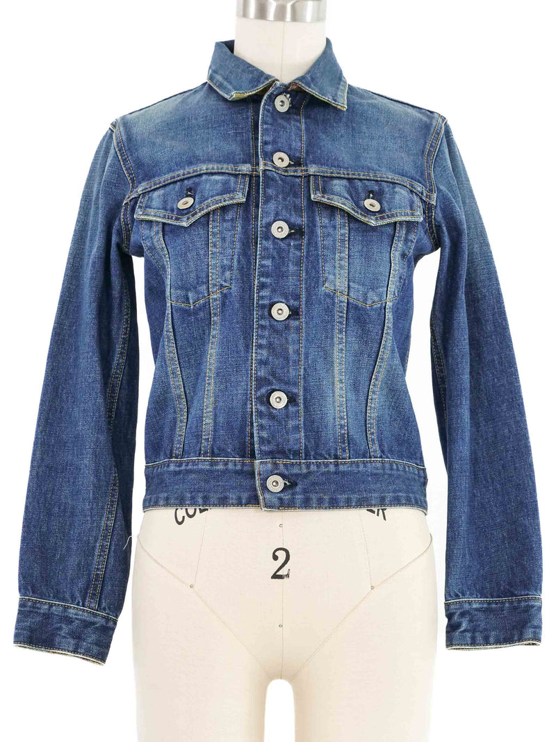 Junya Watanabe Comme des Garcons Denim Trucker Jacket Jacket arcadeshops.com