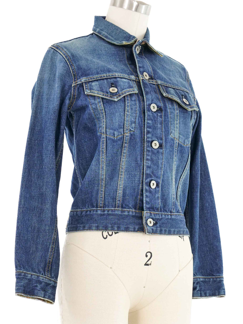 Junya Watanabe Comme des Garcons Denim Trucker Jacket Jacket arcadeshops.com